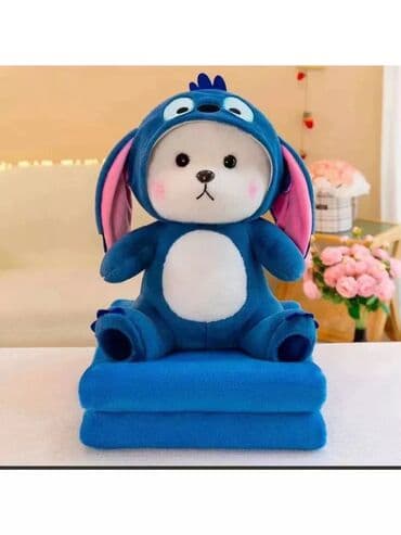 медведь в капюшоне игрушка: 🧸 Плюшевый мишка 2в1 с капюшоном и тёплым пледом | 50 см Идеальный — 3