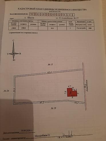 кара юалта: 15 соток, Бизнес үчүн, Кызыл китеп, Техпаспорт, Белек келишими — 4