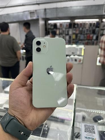 galaxy a02: IPhone 12, Б/у, 128 ГБ, Зеленый, Зарядное устройство, Защитное стекло, Чехол, 86 % — 1