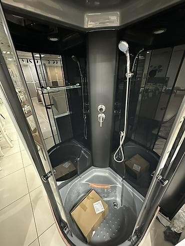 угалок сатылат: Душ кабинасы Жарым тегерек, Жабуусу: Караңгылатылган — 2