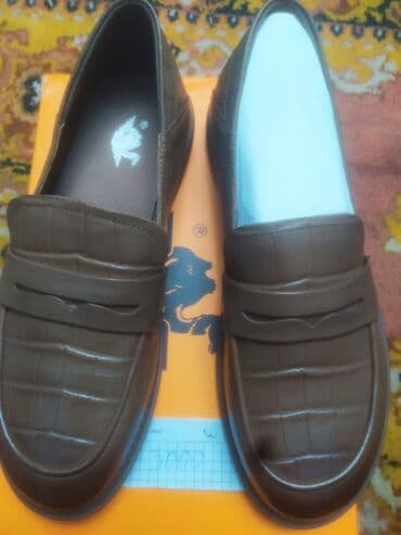 белорусская обувь для проблемных ног бишкек: Продаю новые кожаные лоферы. Длина стопы 245 мм (38-38,5 размер) — 1