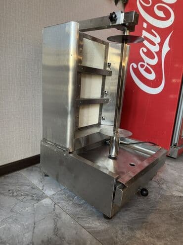 оборудования для столовой: Вертикальный гриль для шаурмы/донер-кебаба из нержавеющей стали — 1