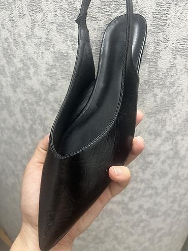 Туфли, 39, 39.5, 40, Новый, цвет - Черный, Самовывоз, Платная доставка — 4