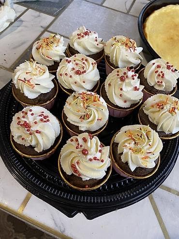 Кондитердик өндүрүмдөр, таттуулар: Капкейки ручной работы От 24 штук доставка бесплатно - Подходит на — 2