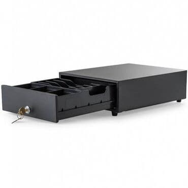 кассовое оборудование для магазина: Ящик денежный атол sb-245-b черный, 245х320х90, механический — 4