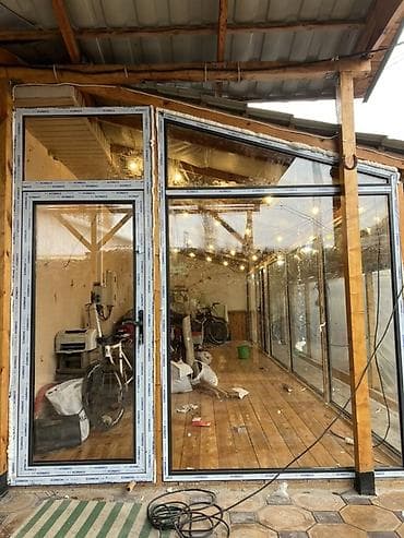 Двери и комплектующие: Панорамное остекление террасы/верандЫ под ключ - Алюминиево‑ПВХ — 5