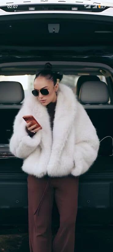 Шубы: Шуба, Короткая модель, Корея, Стандарт — 1