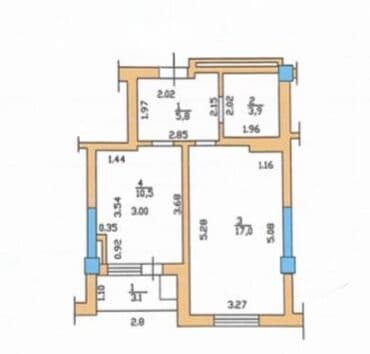 квартира микрайон: 1 комната, 41 м², Элитка, 8 этаж, Евроремонт — 9