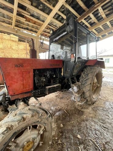 Тракторы ЛТЗ: Трактор мтз82 абалы жакшы коп жери жаны донгологу 80%,шаймандар — 7