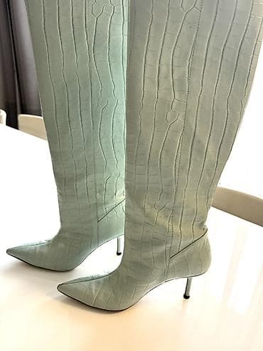 шарф женский: Сапоги, 39, Zara, Б/у, Самовывоз — 1