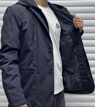 vans: Мужской городской жакет-парка с капюшоном размер 54 xl - Цвет — 3