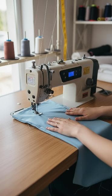 Оборудование для швейных цехов: Промышленная швейная машина с электронным управлением пользовались — 1