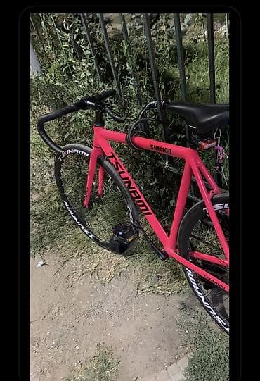 замки на велик: Шоссейный велосипед, Tsunami, Рама L (172 - 185 см), Б/у — 3