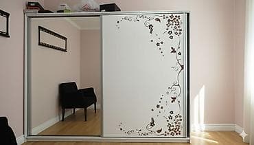 зеркало трюмо: Шкаф купе, Б/у, С зеркалом — 1