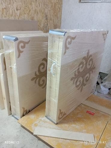 детскую кровать и письменный стол: Национальный кыргызский стол, Раскладной, Дерево — 5