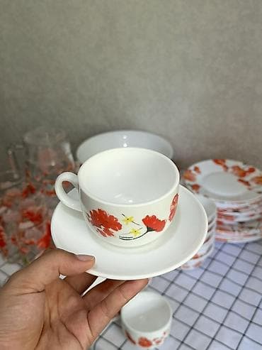 third edition solution: Сервис из 45 предметов от фирмы Luminarc (закаленное стекло),получен — 2