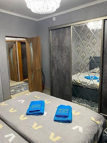 2 бөлмө, Люкс, ​​элита, Борбордук мечит, Телевизор, Тиричилик техникасы, Домофон