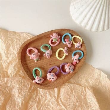 касметика для девочек: Резиночки для волос, детские, 10 шт, диаметр 4 см — 2