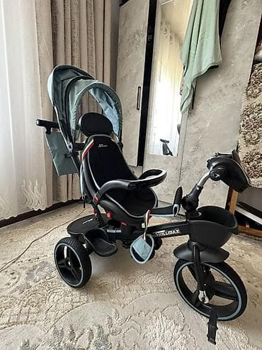 монеты ссср цена: Детский трёхколёсный велосипед-коляска Skillmax - Формат 2-в-1 — 3