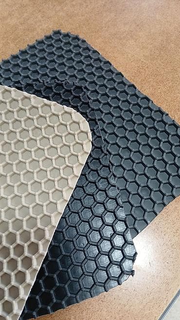 резиновый коврик: Родные Резиновые Полики Для салона цвет - Черный, Новый, Самовывоз, Платная доставка — 7