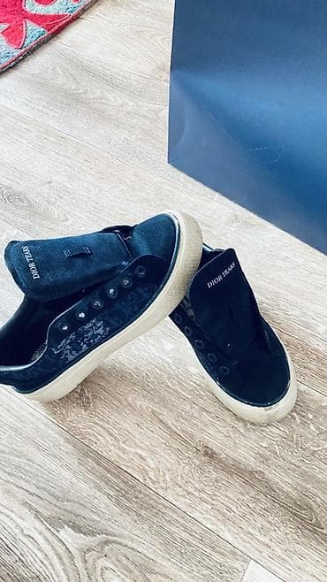 Кроссовки и спортивная обувь: Мужские кроссовки, 42, Dior, Б/у, цвет - Синий, Самовывоз — 1