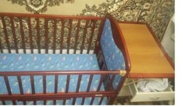 кровать трансформер 7 в 1: Продаю детскую кроватку с люлькой, с матрасом, со складным — 2