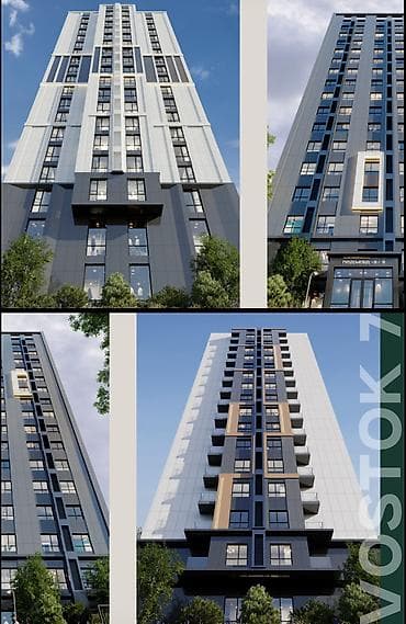 Квартиры: 1 комната, 41 м², Элитка, ТЭЦ Элитка, 5 этаж, ПСО (под самоотделку) — 3
