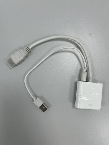 hdmi vga: Комбинированный адаптер для вывода видео/аудио - Разъёмы и кабели — 1