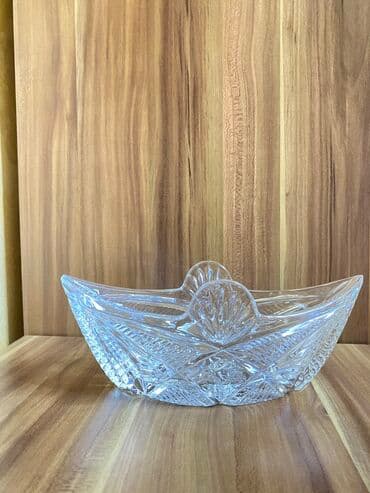 хрусталь ваза: За весь комплект, как на главном фото. Состоянии отличное, оригинал — 7