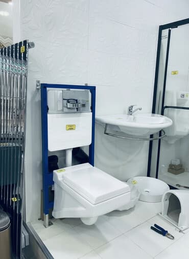 сантехника унитазы: Унитаз Подвесной(Инсталляция), Новый, Материал: Металл — 1