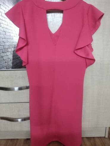 Повседневное платье, Лето, Прямое, XL