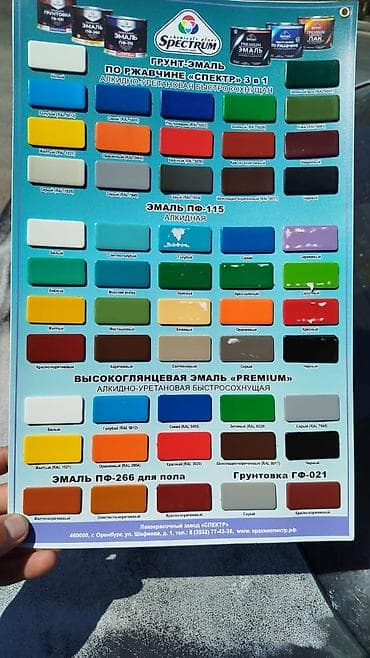 solutions third edition: Эмаль SPECTRUM.Есть белая;светло -серая;серая;антрацит;черная;желто — 4