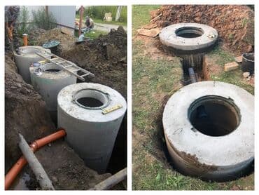 колцо бетон: Железобетонное (ЖБИ) кольцо для септика Размер: 150 x 90 x 9 см, Платная установка, В розницу — 19