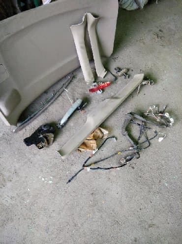 декоративные панели: Toyota Raum с 2003 обшивка и внутренности крышки багажника и наружная — 2