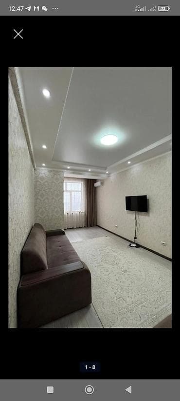 30: 1 комната, 50 м², 7 мкр Элитка, 4 этаж, Евроремонт — 2