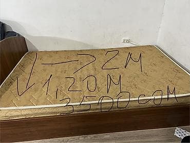 fabric case: Прямой диван, Б/у — 1