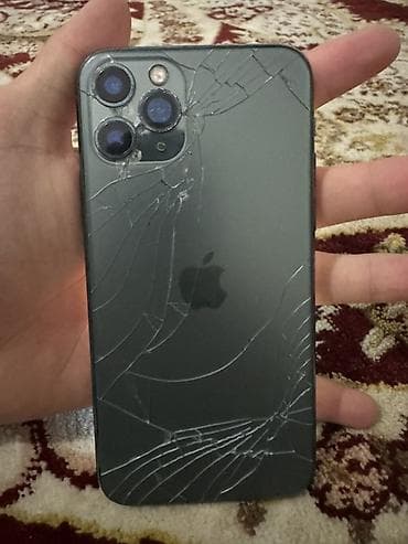 IPhone 11 Pro, Б/у, 256 ГБ, Space Gray, Чехол, 100 %