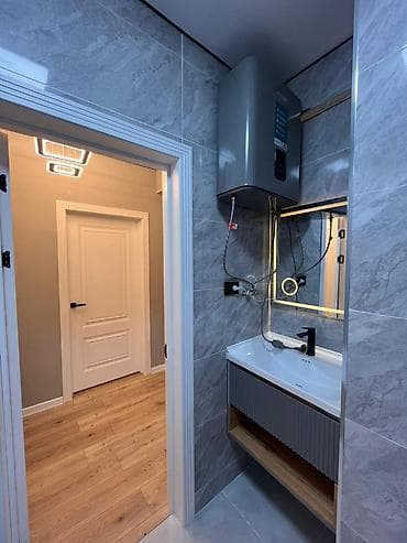 flat osh: 1 комната, 41 м², 11 этаж, Дизайнерский ремонт — 9