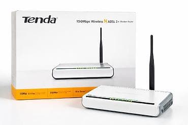 Wi‑Fi ADSL2+ роутер Tenda 150Mbps Wireless N новый - Тип at lalafo.kg Wi‑Fi ADSL2+ роутер Tenda 150Mbps Wireless N новый - Тип