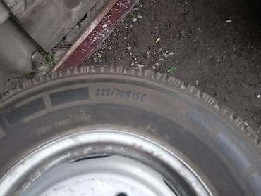 5100 r15: Колеса в сборе 225 / 70 / R 15, Всесезонная, Легкий коммерческий транспорт (C/LT), Железные, отверстий - 6 — 5