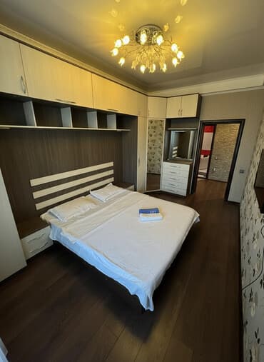 аренда квартир бишкек собственник без подселения: 2 комнаты, Душевая кабина, Постельное белье, Кондиционер — 1