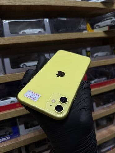 iphone 8s: IPhone 11, Б/у, 64 ГБ, Желтый, 78 % — 1