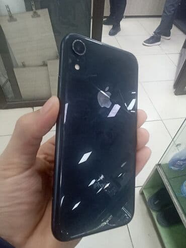 Аудиотехника: IPhone Xr, Б/у, 128 ГБ, Черный, 100 % — 1