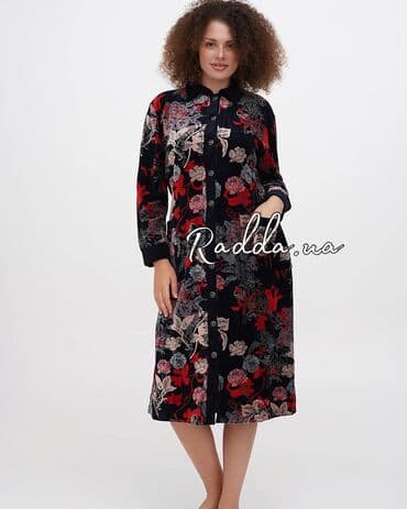 домашние халаты больших размеров: Халат, Велюр, Турция, M, L, XL — 1