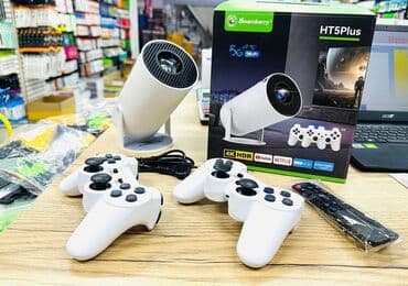 🎮📽 Игровой Проектор Smartbarry HT5 Plus | Android | 4K | 2 геймпада at lalafo.kg 🎮📽 Игровой Проектор Smartbarry HT5 Plus | Android | 4K | 2 геймпада