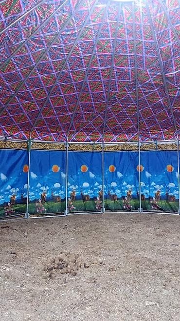 лесница для бассейна: Юрта (сборно-разборная) - Конструкция: каркас из металлических — 7