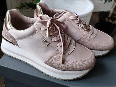 Личные вещи: Кроссовки, 35, Michael Kors, Новый, цвет - Розовый, Платная доставка — 2