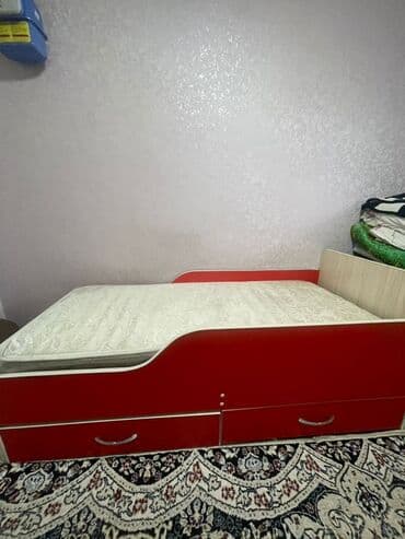 кровать с ящиками односпальная: Детская односпальная кровать с бортиками и выкатными ящиками для — 2