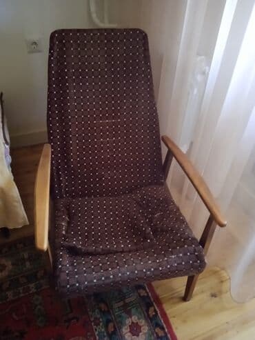 комплекты столов и стульев: Мягкая мебель: кресла и диваны - Кресло №1: компактное, прямая спинка — 2