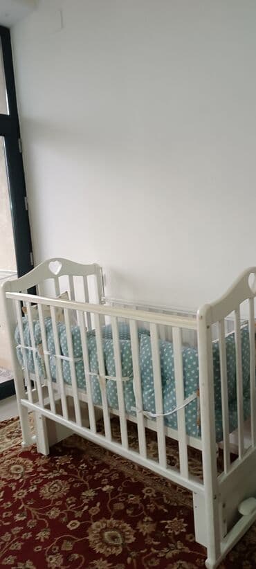 кроват ош: Кроватка приставная в скандинавском стиле! У кроватки имеется маятник — 1